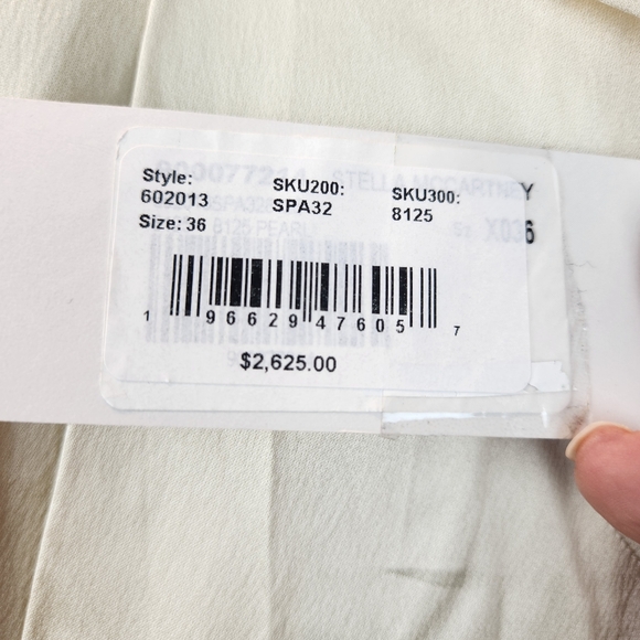 Stella McCartney ELLIANA WIDE-LEG TROUSERS 4(36) 6(38) 8(40) BNWT - Picture 8 of 13